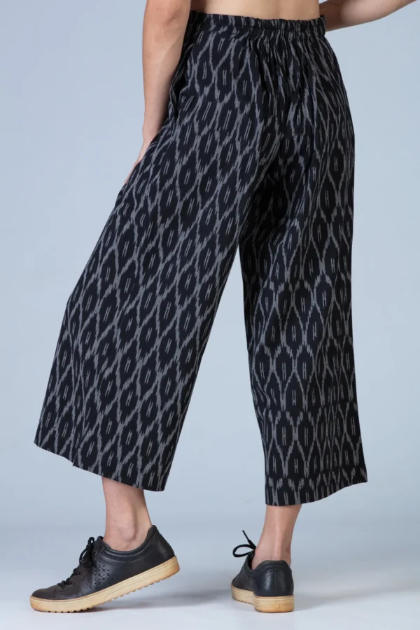 Black Ikat Pants NILA