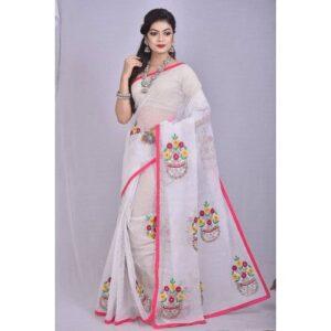 Weaving Handloom Cotton Saree