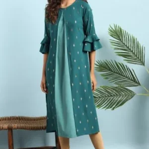 Janasya Green Kurta