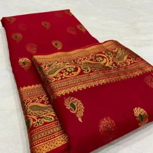 Weaving Chanderi Silk Saree