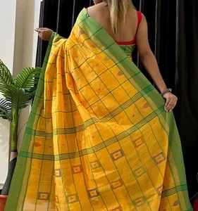 Party Wear Cotton Saree