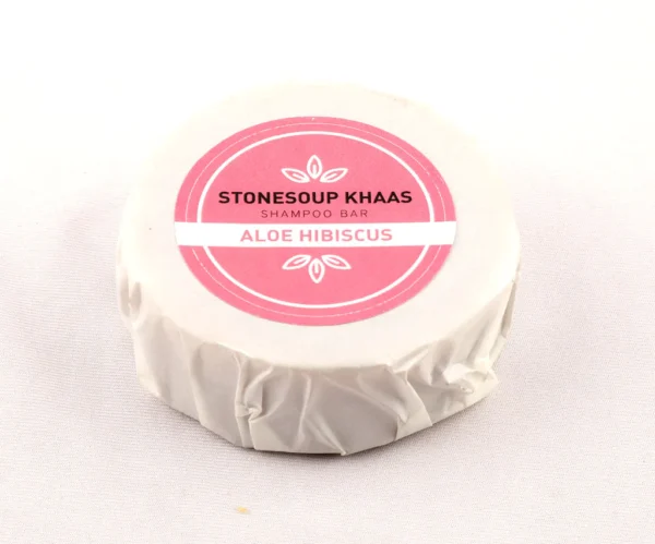 Stonesoup Khaas Shampoo Bar: Aloe Hibiscus 100g - Image 2