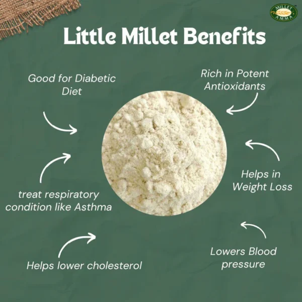 Little Millet Flour Organic 500 G - Image 3