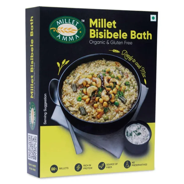 Millet Bisibele Bath Mix Organic 250gm - Image 2