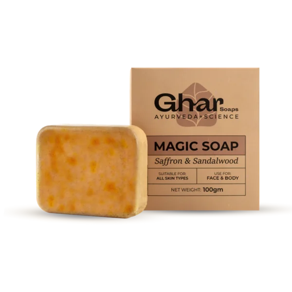 MAGIC SOAP (SANDAL WOOD AND SAFFRON SOAP)