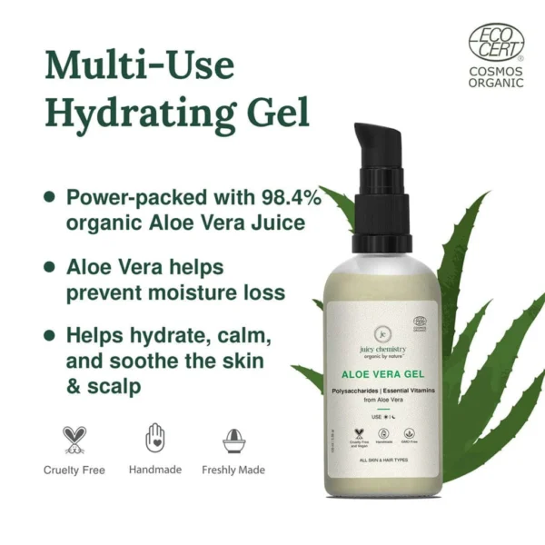 100% Pure And Certified Organic Aloe Vera Gel - Image 3