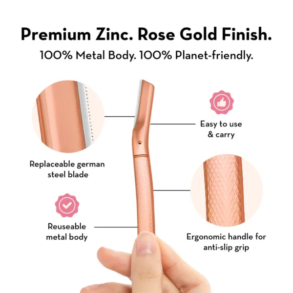 Reusable Metal Face Razor - Image 3