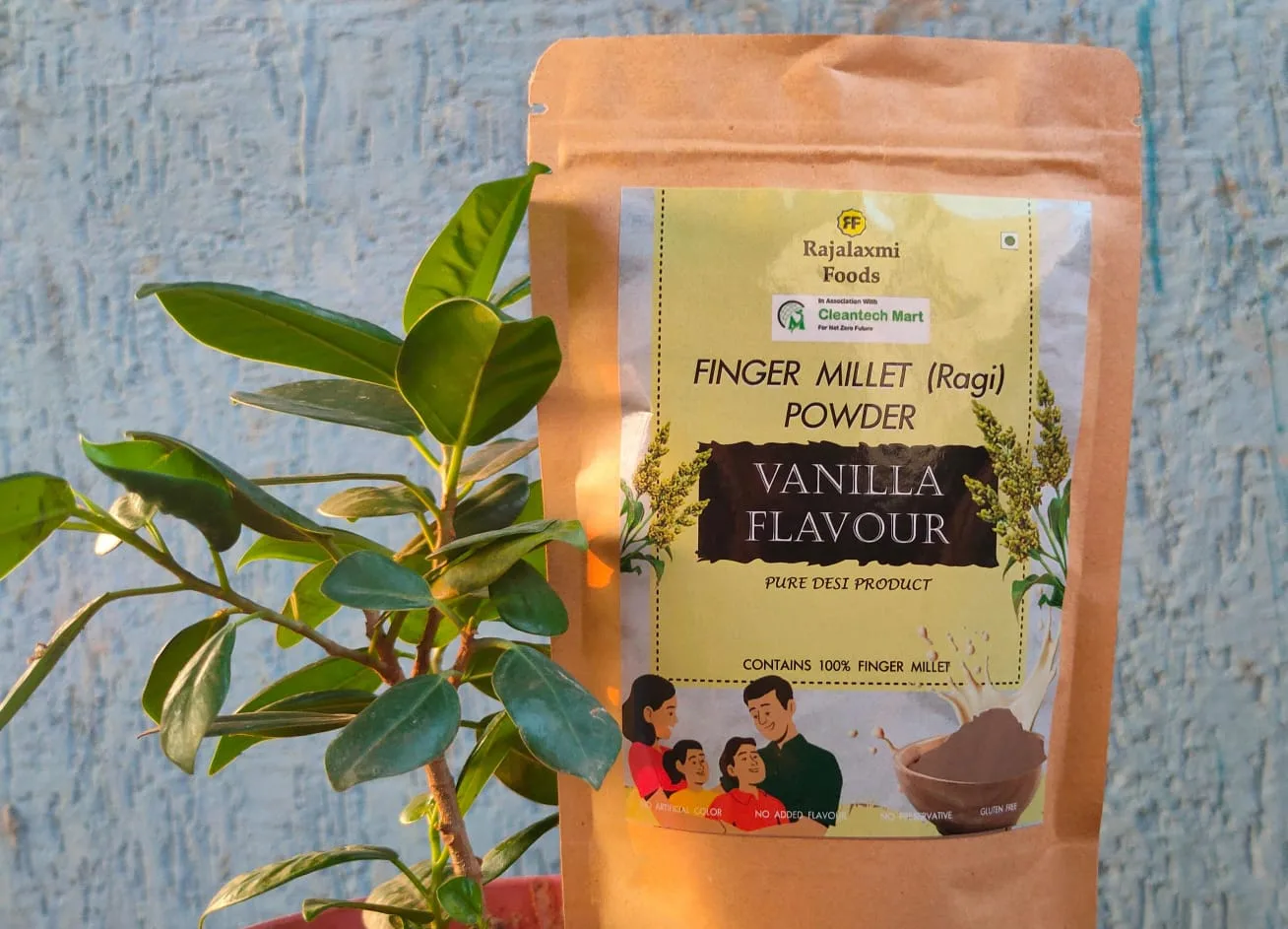 Finger Millet pwder (Vanilla Flavour) 150gm